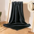 thumbnail image 3 of Yunhgft Square Scarf Head Scarves Durable Breathable 35inchx35inch Wrap Trendy Polyester Black, 3 of 9