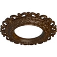 thumbnail image 3 of Ekena Millwork 13 1/4"OD x 6 5/8"ID x 1 1/8"P Orrington Ceiling Medallion (Fits Canopies up to 6 5/8"), Hand-Painted Root Beer Crackle, 3 of 5