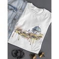 thumbnail image 3 of Watercolor Belgrade Serbian City T-Shirt Women -Image by Shutterstock, Female XX-Large, 3 of 4