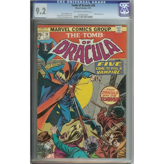 Tomb of Dracula #28 CGC 9.2