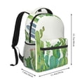 thumbnail image 2 of Fotbe Cartoon Cactus Pattern Casual Backpack for School, Travel, and Outdoor Activities - Durable, Lightweight, and Comfortable, 2 of 5