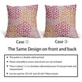 thumbnail image 5 of Pink and Orange Throw Pillow Covers 20x20 Set of 2 Hot Preppy Room Decor 70s Colored Dot Decorative Pillows Trendy Print Outdoor Pillowcase Cushion Cover Linen Case for Sofa Couch Bed, 5 of 6