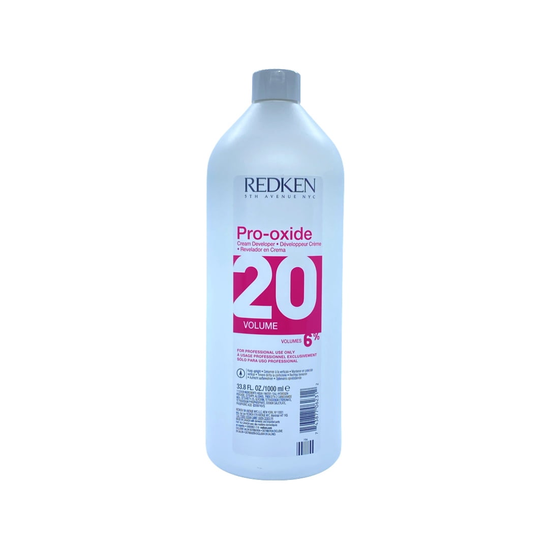 Redken Pro-oxide Cream Developer - 20 Volume 6% By for Unisex - 33.8 Ounce Cream Developer, 33.8 Ounce