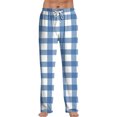 thumbnail image 2 of Lounge Pants for Men Striped Loose Fit Sleepwear Bottoms Sleep Pants Pajama Bottoms, 2 of 7