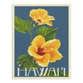 thumbnail image 2 of Hawaii, Yellow Hibiscus Flower Letterpress (1000 Piece Puzzle, Size 19x27, Challenging Jigsaw Puzzle for Adults and Family, Made in USA), 2 of 4