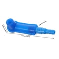 thumbnail image 2 of SKISUNO 2pcs Brake Oil Changer Connector Brake Bleeder Part Plastic Blue Vehicle Maintenance, 2 of 7