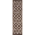 thumbnail image 2 of Nourison Easy Care 2'2" x 7'6 Brown Modern Rug, 2 of 9