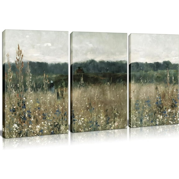 Vintage Plant And Bird Wall Art Prints Inspired By Nature Canvas Prints With Wooden Elegant Floral Posters And Wildlife Image Artwork Decor Living Rooms Bedrooms(Only canvas)
