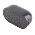 thumbnail image 3 of Reloj despertador inteligente con inteligencia artificial para estudiantes, reloj despertador electrónico, altavoz inalámbrico con Bluetooth para dormitorios, color negro, 3 of 15