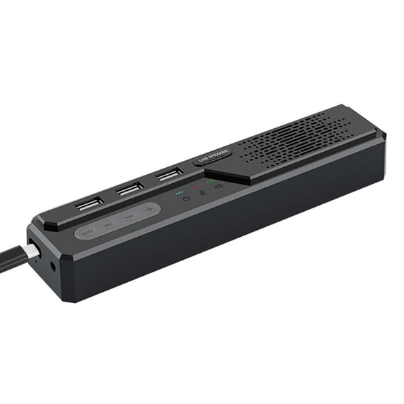 Altavoz Cykvis 3 en 1 USB con micrófono para PC portátil