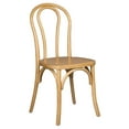 thumbnail image 2 of Bentwood Wood Natural Restaurant Chair with Standard Square Seat by Chivari, 2 of 11
