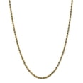 thumbnail image 1 of Solid 10k Yellow Gold 3.5mm Diamond-cut Rope Chain Necklace - with Secure Lobster Lock Clasp 20", 1 of 6