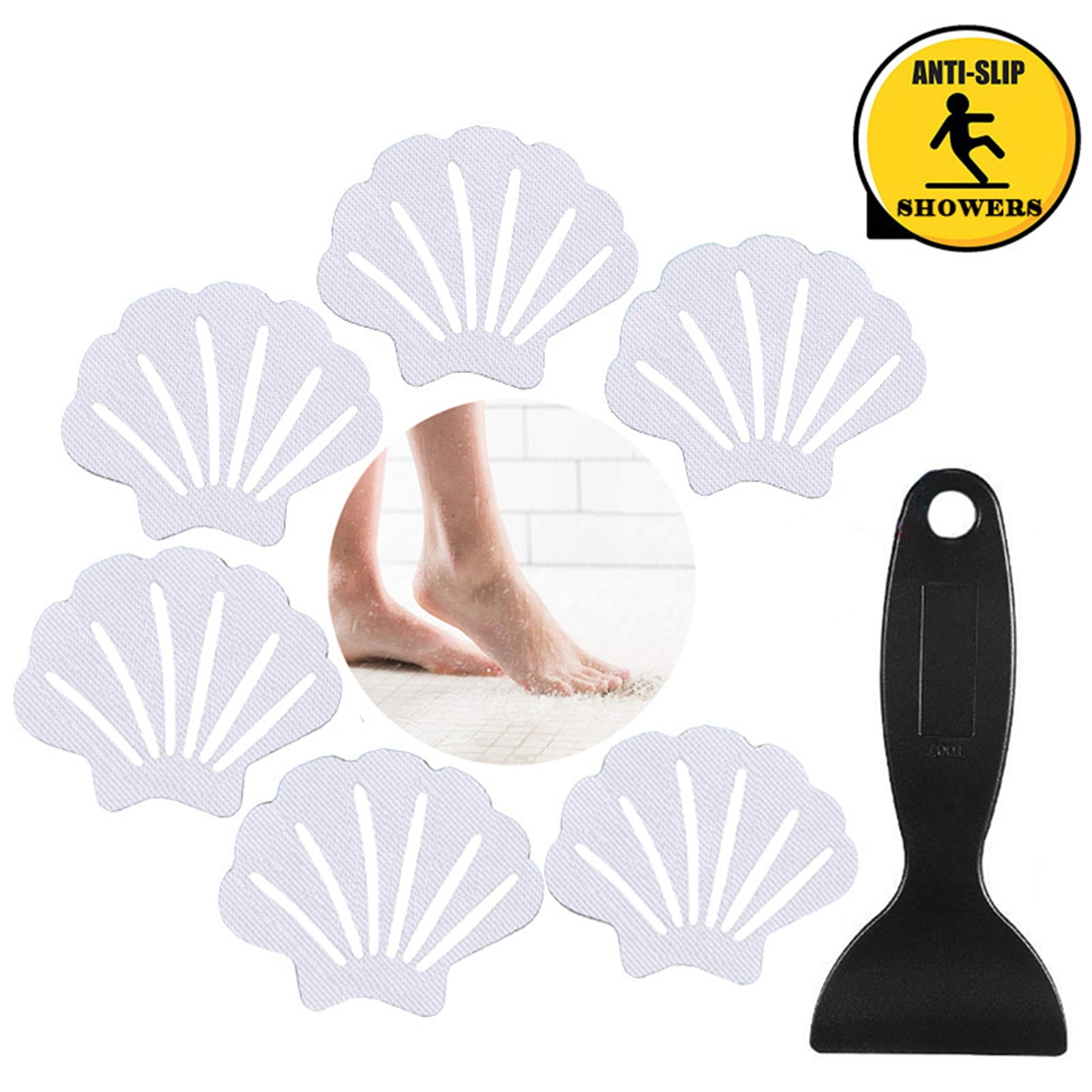 Bobasndm Non Slip Bathtub Stickers, Shower Floor Non Slip Stickers