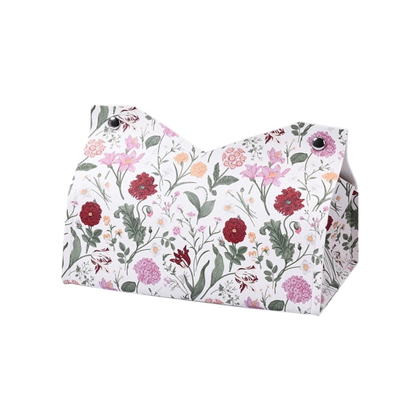 Caja para pañuelos con funda para pañuelos, organizador de papel facial para teléfono celular, para cocina, baño, tocador, encimeras, dormitorio, tocadores y mesas, regalo
