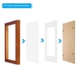 thumbnail image 3 of Unique Bargains 6x8 inch Wooden Picture Frames, 4 Pcs Display, Brown, 3 of 5