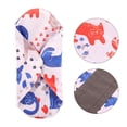 thumbnail image 3 of Compresas menstruales reutilizables de tela de bambú y carbón, toalla sanitaria lavable, 1 ud., 3 of 10