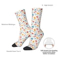 thumbnail image 4 of Vsdgher Fast Food 2 Crew Socks for Men & Women, Breathable Casual Athletic Ankle Socks, 4 of 6