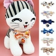 thumbnail image 2 of Breakaway Cat Collar with Bow Tie and Bell, Cute Floral Patterns, Kitty Adjustable Safety Collars for Cats or Small Dogs, 2 of 8