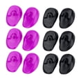 thumbnail image 1 of Miangastore Cache-Oreilles Ronds Noirs 6 Paires 3.1X2.2X0.8In, 1 of 8
