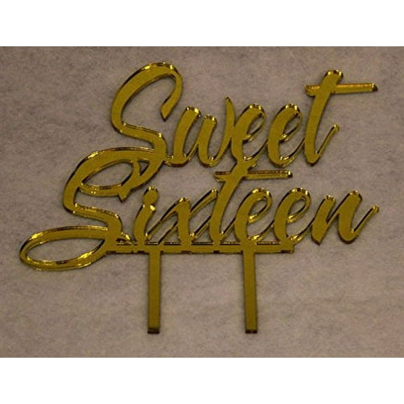 Sweet Sixteen Birthday Cake Topper