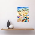 thumbnail image 2 of Tropical Summer Beach Folk Art Unframed Wall Art Print Poster Home Decor Premium, 2 of 4