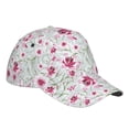 thumbnail image 3 of Naloa Original Classic Low Profile Hat Men Women Baseball Cap Dad Hat Adjustable Unconstructed Lilies Flowers Print Cap, 3 of 9