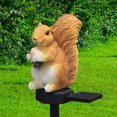 thumbnail image 5 of Holloyiver Solar Garden Lights, Cute Squirrel Statues Waterproof Outdoor Decorations, Resin Animal Ornaments Gifts for Mom's Yard Lawn Pathway Flower Fence Art (Squirrel), 5 of 6