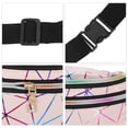 thumbnail image 4 of Unique Bargains 1 Pc Stylish Sports Waist Bag Triangle Fanny Pack for Sports Pink, 4 of 6