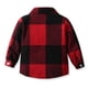 thumbnail image 5 of Chaquetas y abrigos casuales de manga larga sin capucha para niños pequeños, camisa de franela, chaqueta a cuadros de manga larga con solapa, tops de otoño para niños y niñas, camisa para niños, 5 of 9