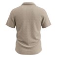 thumbnail image 4 of Mens Polo Short Sleeve Casual Summer Structured Collar Fashion Relaxed Fit Dressy Polo, XL, 4 of 6