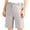 Beige, variant on SRZYMJ Women's Bermuda Shorts Work Casual 8" Stretchy Golf Walking Shorts Knee Length Beige 15-16 Years