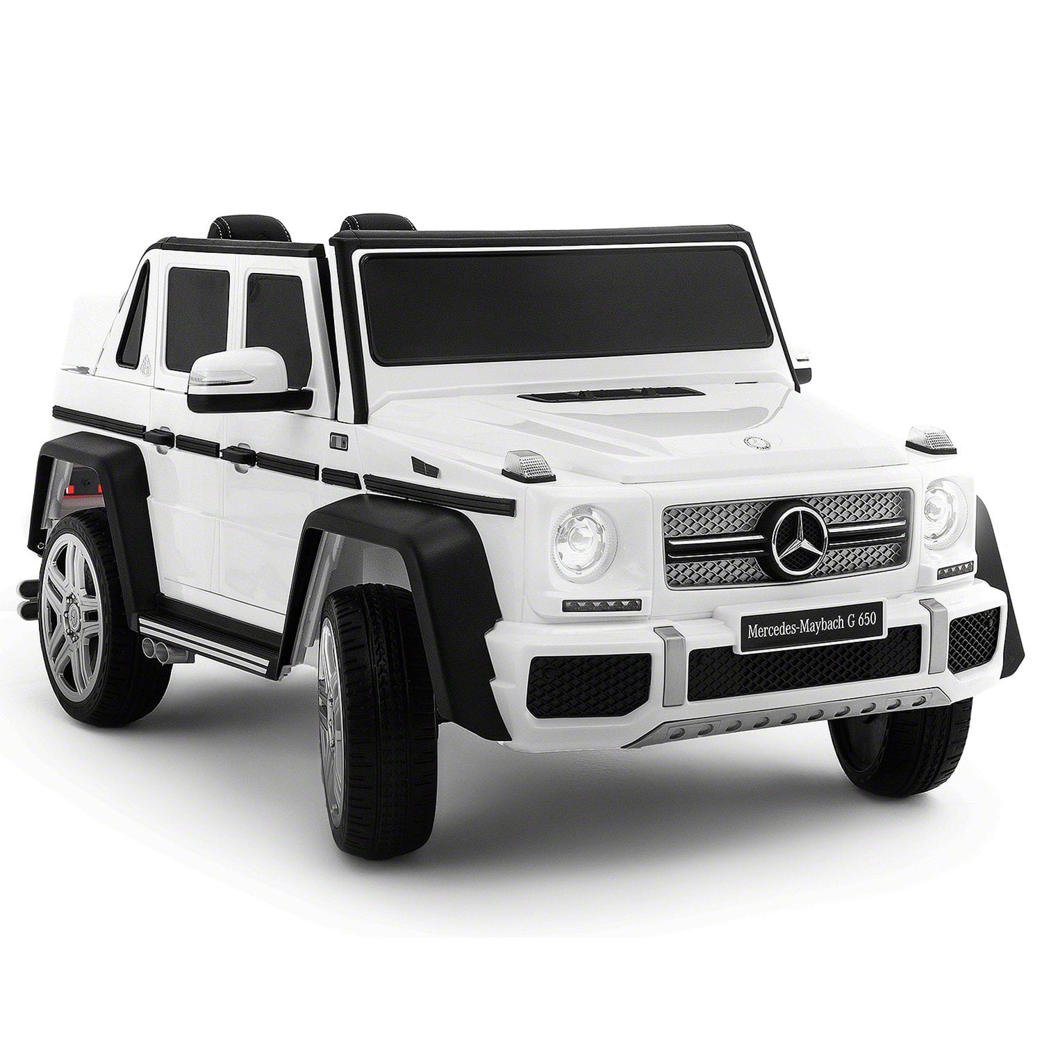 Moderno Kids White 12 V Mercedes Maybach G650 Powered Ride-On