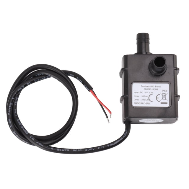 Mini Bomba de agua sin escobillas NikouMX DC 12V sumergible de refrigeración por agua