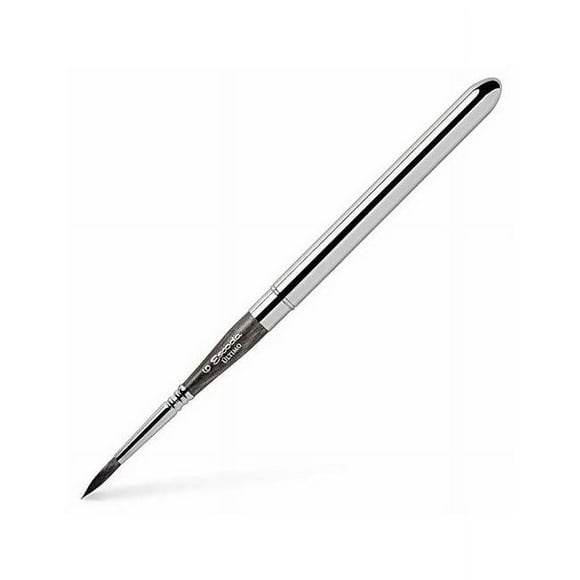 Escoda Ultimo Series 1526 Artist Watercolor and Acrylic Paint Brush, Synthetic Squirrel, Travel Round, Size 6