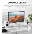 thumbnail image 5 of Restored Edifier M60 Multimedia Speaker Bluetooth 5.3, 66W RMS, Hi-Res Audio & Hi-Res Wireless Audio, LDAC,3" Mid Bass & 1" Tweeter, USB-C & Aux Inputs, Compact Desktop Speaker (Refurbished), 5 of 9