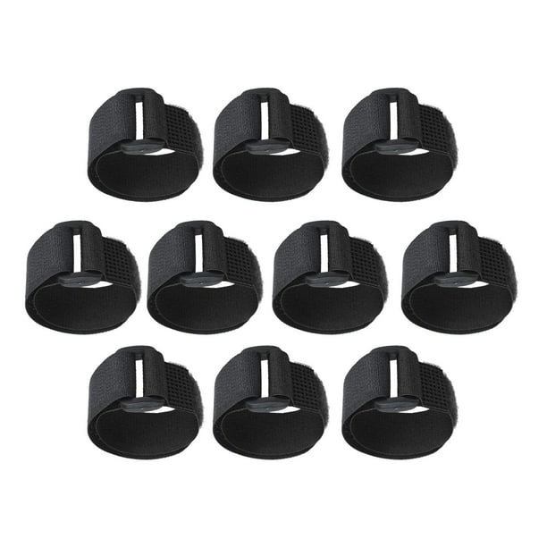 10 bridas reutilizables para cables, enrolladores de cables USB, organizadores de cables 2cmx30cm