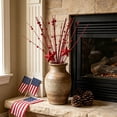 thumbnail image 4 of Boovnll Patriotic Berry Stems, Artificial White Blue Red Berry Stems 4th of July Table Decorations for Home, Dining Table Centerpiece Decor, 4th of July Decorations, 4 of 6