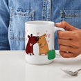 thumbnail image 4 of CafePress - Love Dogs Mug - 15 oz Ceramic Large White Novelty Mug, 4 of 6