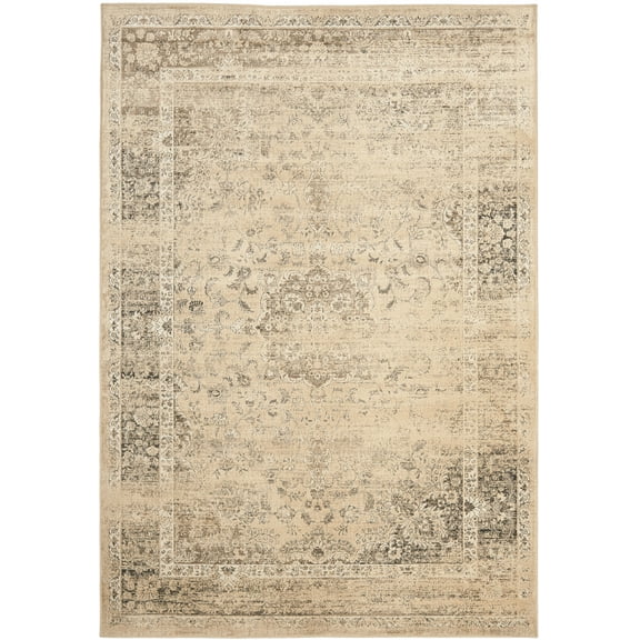 SAFAVIEH Vintage Hartley Traditional Area Rug, Warm Beige, 5'3" x 7'6"