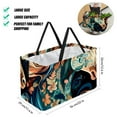 thumbnail image 2 of Horse Reusable Foldable Large Capacity Oxford Cloth Storage Basket Easter Picnic Basket, 2 of 7