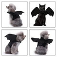 thumbnail image 5 of QHUDLV Halloween Pet Costume Black Bat Robe, Funny Pet Party Clothing, 5 of 9