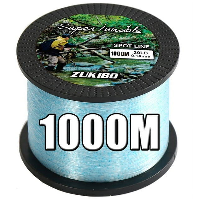 3000m Invisible Spotted Fishing Line Japan Super Strong Monofilament Line Fluorocarbon Coated Nylon Fly Sink Line pesca 1000M 0.165MM 6LB 2.7KG