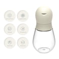 thumbnail image 6 of Reheyre Manual Adjustable Pepper Grinder - Refillable Glass Salt Grinder with Visible Body, Coarseness Control (for Kitchen), 6 of 8