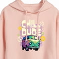 thumbnail image 3 of Disney Cars - Filmore Chill Dude - Juniors Cropped Pullover Hoodie, 3 of 5