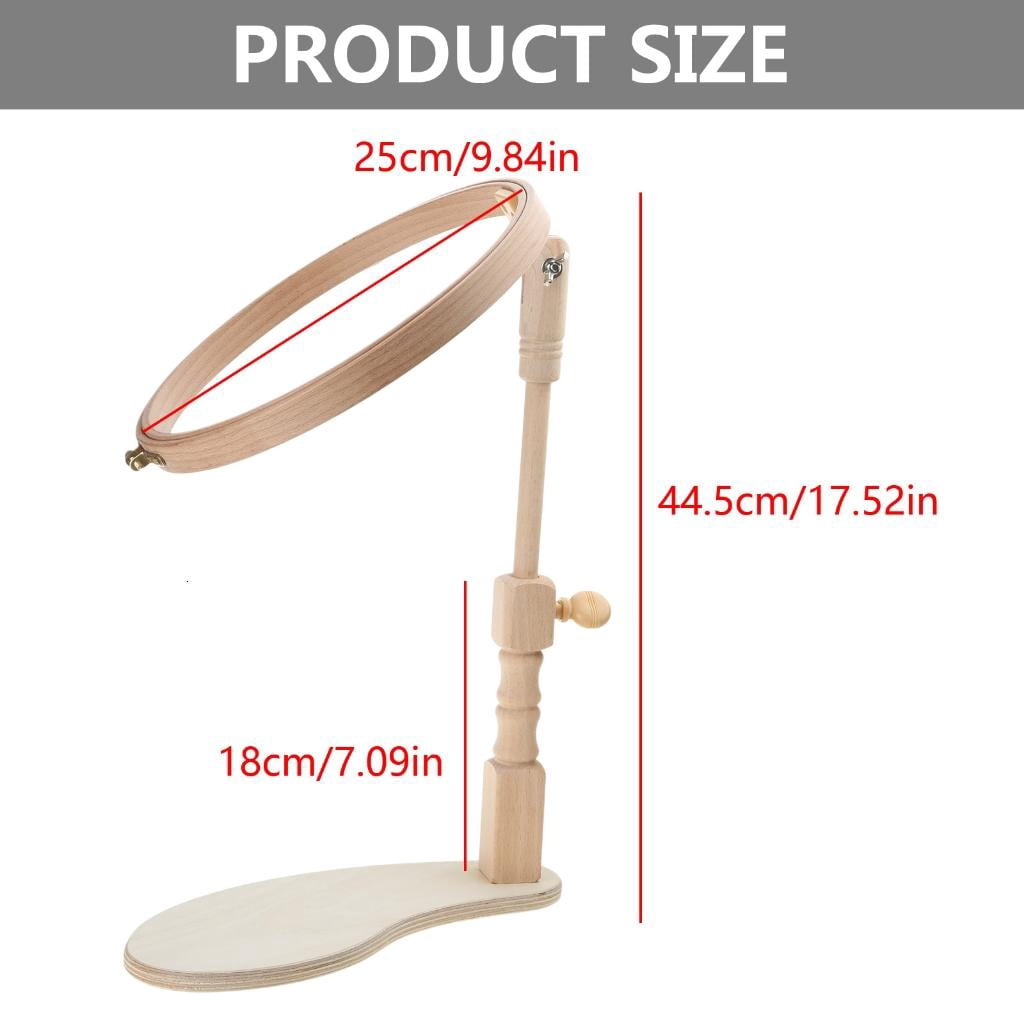 Adjustable Embroidery Hoop Stand Embroidery Hoop Holder Embroidery Stand for Hand Sewing, Embroidery Craft