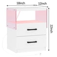 thumbnail image 2 of Particle Board Material - Multi - color Lighting Options - Sofa Side Use - Enhance Space Aesthetics, 2 of 2