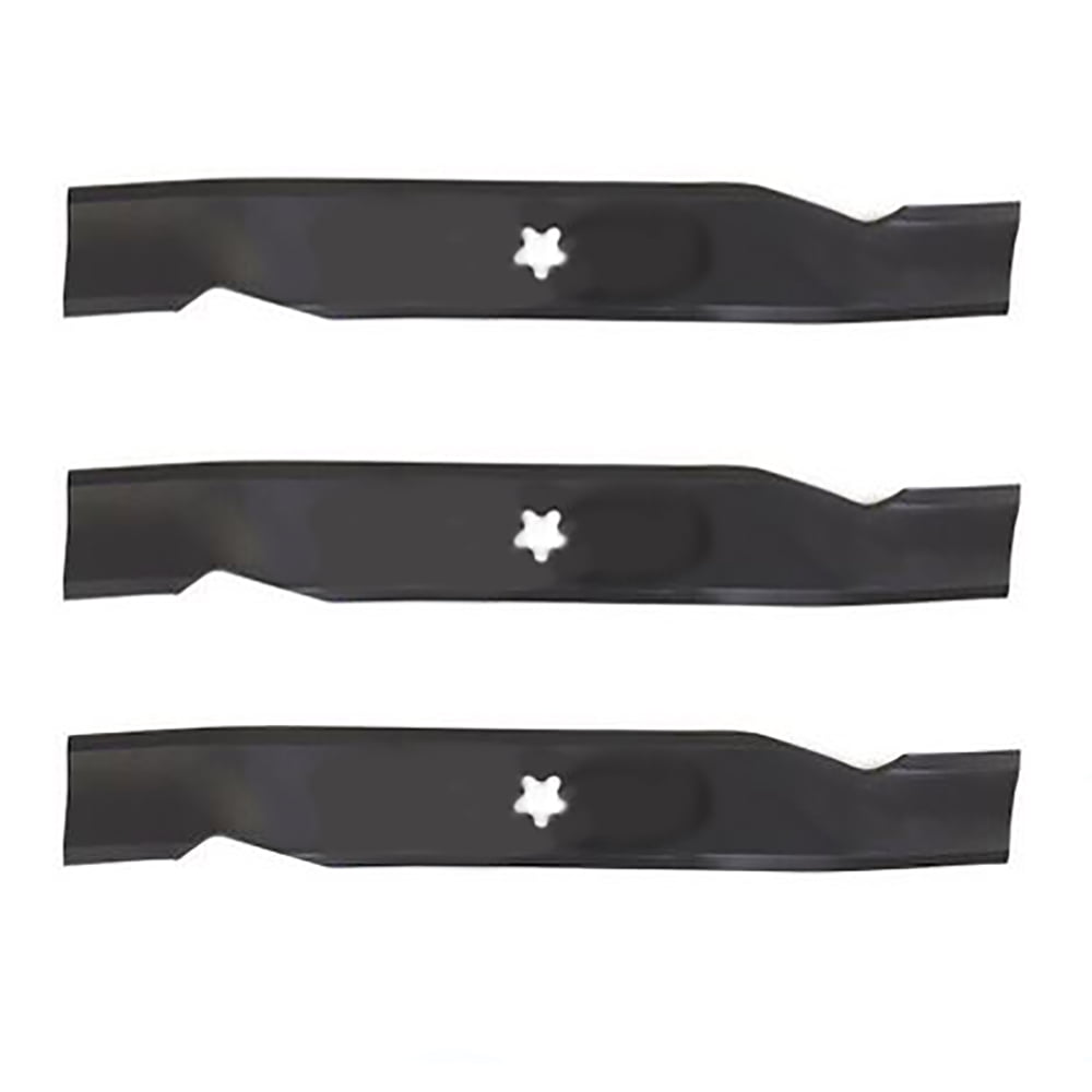 (3) High Lift Mower Blades Fits Husqvarna Riding Mower YTH2148 YTH2448
