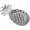 Silver, variant on ABCISI Chic Soap Dish, Ceramic Pineapple Shape Soap Holder with Fluted Design, Decorative Cute Shower Soap Dish Soap Saver Tray Container for Bathroom Kitchen Sink (White)
