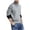 Gray, variant on IROINNID Men's Sweater Turtleneck Long Sleeve Jumper Mid-Length Solid Color Knit Pullover Autumn Winter Patchwork Sweater Top Blouse