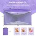 thumbnail image 4 of Organizador de Peluches ANROYE Grande Triangular Morado para Niños, 4 of 7